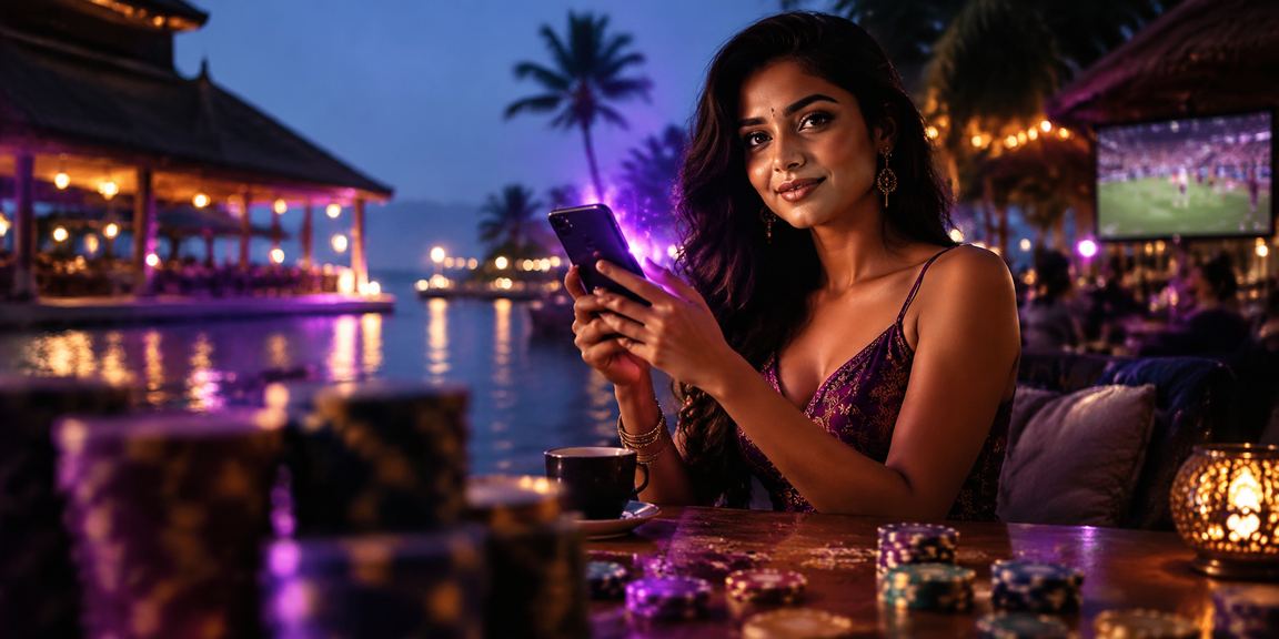 Mobile payment using UPI apps at a busy night market in Kerala